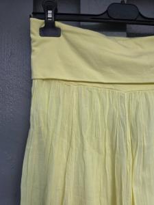 Kjol med mudd, Gul Sassa - Qnuz