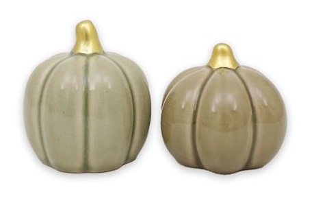 Pumpa, Salviagrön med guldknopp (mellan) - Mitt & Ditt