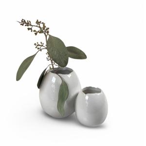 Ägg Duo Vit, Småkrukor / Småvaser - Miljögården