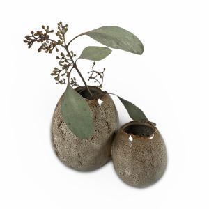 Ägg Duo Natur, Småkrukor / Småvaser - Miljögården    BERÄKNAD LEV: MARS