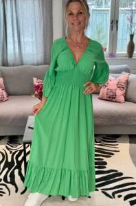 Klänning, Grön med smock, Donna - Love Forever