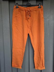 Magiskt stretchig byxa, Orange Plussize, Karin - Soulful Fashion