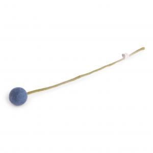 Blå blomma i tovad ull, stor (8485898) - Én Gry & Sif