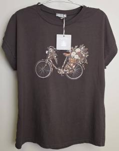 T-shirt Irma, Cykel Brun - Soulful Fashion
