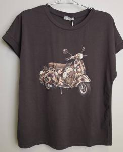 T-shirt Irma, Scooter Brun - Soulful Fashion