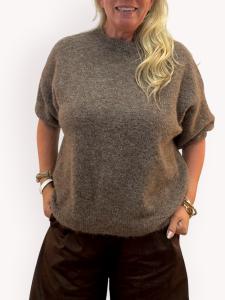 Stickad Sweater, Taupe Velia - Gemini
