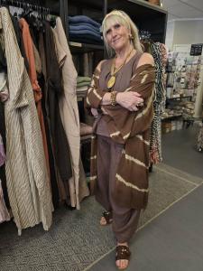 Linnebyxa Boho, Brun Erika  - Cabana Living