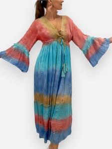 Klänning Randig, Blå Nira - Gemini