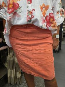 Mirakelkjol Kort, Korall Madde - Soulful Fashion