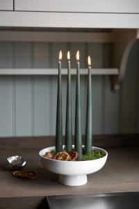 Granhammar Ljusstake till 4 ljus, Vit - Storefactory