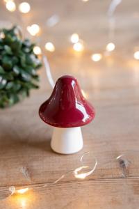 Svamp Bosten, Vit / Röd (6 cm) - Storefactory