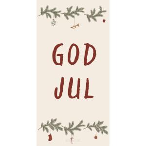 Servett, Grangirlang "GOD JUL" (Buffé) - Ib Laursen