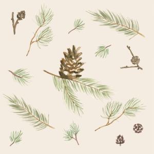 Servett Kottar och Grankvistar (Lunch) - Ib Laursen