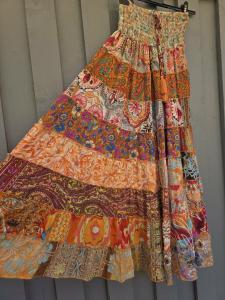 Kjol Patch Smock, Ines Orange (Nr 2) - Love Forever