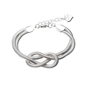 Armband, Silverfärgad knut - Gemini