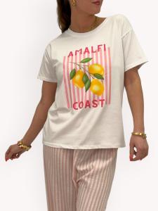T-shirt, Amalfi Rosa - Gemini
