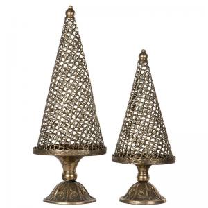 Granfat i guldfärgad antik finish - A lot