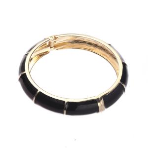 Armband, Stelt Guld / Svart - Gemini