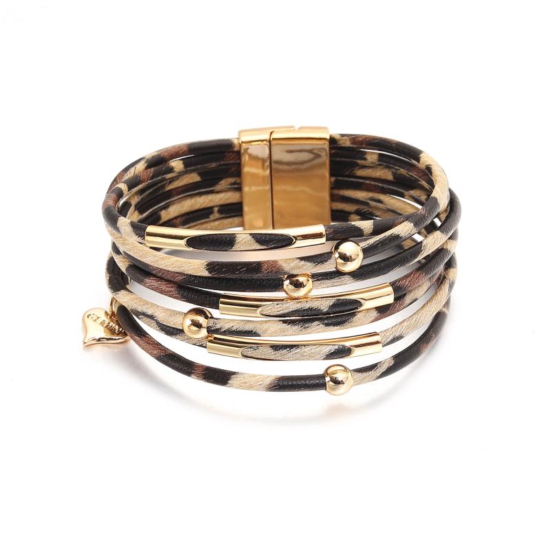 Armband, Leomönstrat 7 remmar - Gemini