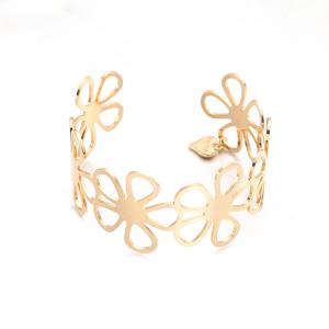 Armband, Stelt med blommor i "guld" - Gemini