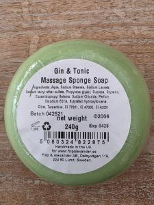 Massagetvål - Gin & Tonic (Grön)