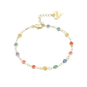 Armband, Små färgade stenar - Gemini