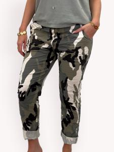 Magisk byxa, Camo Army / Grå / Svart / Vit, Celina - Gemini