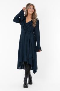 Volangklänning Midnight Blue, Adeline - Capri Collection