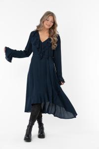 Volangklänning Midnight Blue, Adeline - Capri Collection