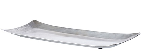 Affari fat, nickelplätterad mässing - Lyra, avlångt (41 cm)