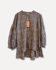 Blus med ballongärm, Leo Brun, ALBA - Reunion