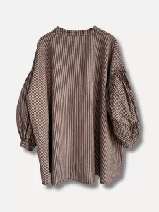 Blus Randig Espresso, ALBA - Onesize - Reunion Home