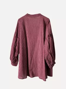 Blus Randig Vinröd, ALBA - Onesize - Reunion Home