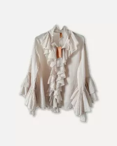 Volangblus, Beige, Beatrice - Reunion