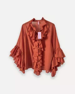 Volangblus, Terracotta, Beatrice - Reunion