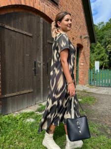 Klänning Animalprint, Svart, Amara - Gemini