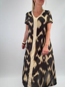 Klänning Animalprint, Svart, Amara - Gemini