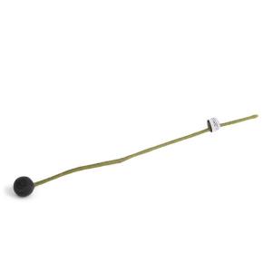 Antracitgrå blomma i tovad ull, liten (17620) - Én Gry & Sif