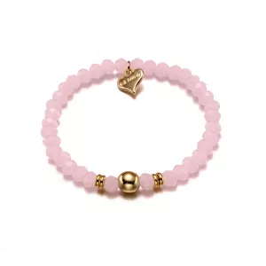 Armband, Rosa Elastiskt - Gemini