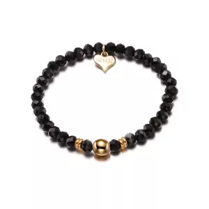 Armband, Svart Elastiskt - Gemini