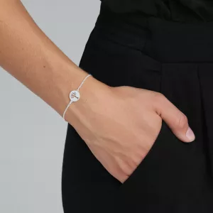 Armband Elin återvunnet, Silverpläterat - Pilgrim