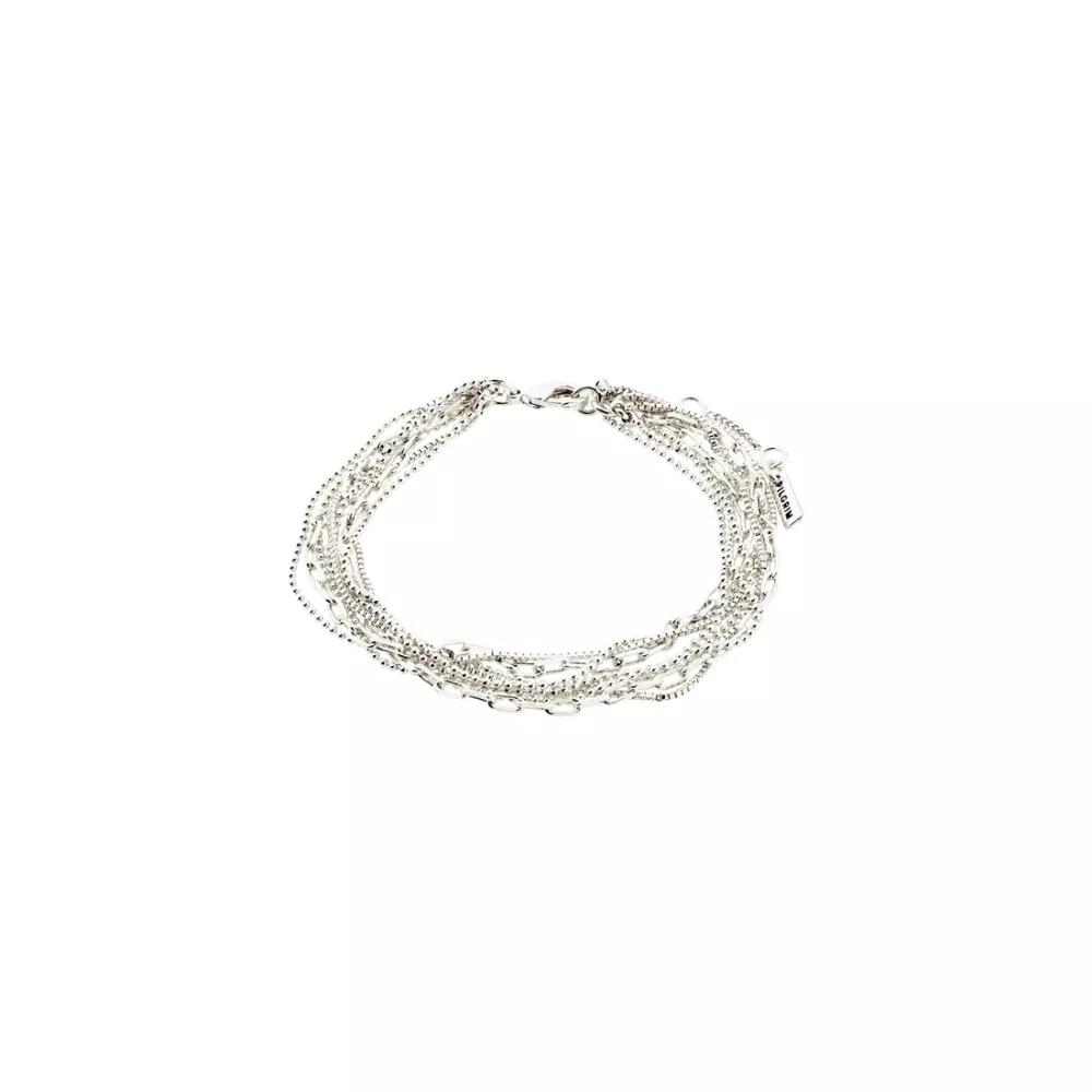 Armband Lily Silverpläterade Kedjor – Pilgrim