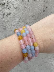 Armband med pärlor, Pastell - Mix by Heart