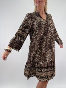 Klänning / Tunika kort, Leoprint smått, Asta - Gemini