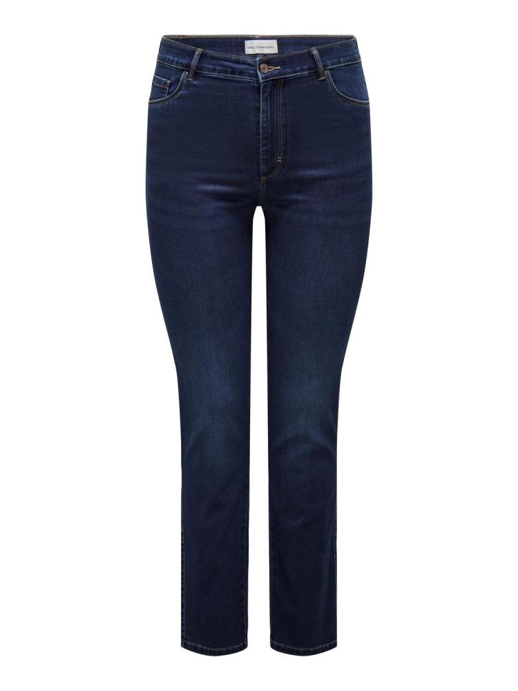 Jeans Mörk denim, Rak Benlängd: 32 (Augusta) - ONLY Carmakoma