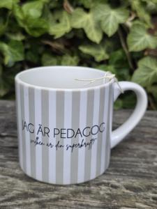 Mugg Randig Grön, Jag är pedagog - Gamla Stans Kreativa