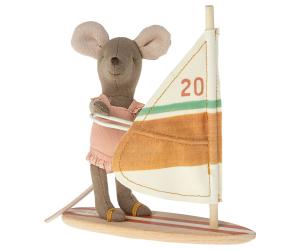 Strandmus Surfare Lillasyster – Maileg