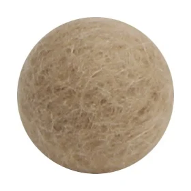 Beige blomma i tovad ull, liten (14522) - Én Gry & Sif