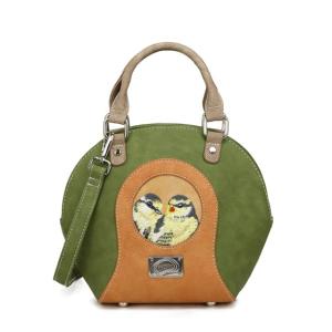 Best Friends Forever Handväska / Axelremsväska grön/orange - HI-DI-HI      LEV MARS