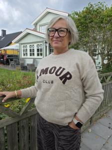Tröja Stickad, Taupe Amour - Caramelle Fashion
